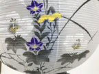 Japanese Electric Gifu Lantern 3 Legs Stand Vtg Obon Hibiscus Flowers Decor LT99