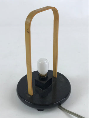 Japanese Electric Lantern Desk Lamp Vtg Paper Washi Bamboo Gifu LT62