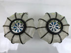 Japanese Electric Lantern Pair Vtg 3 Legs Standing Chochin Obon Festival LT84