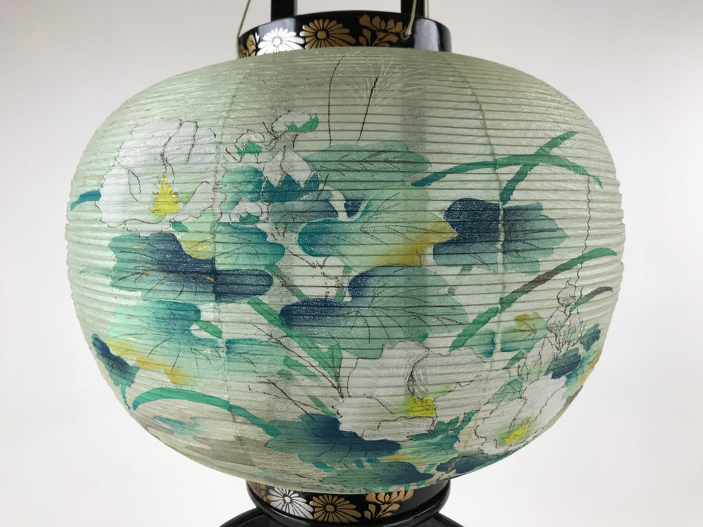 Japanese Electric Ouchi Lantern Vtg 3 Legs Standing Chochin Obon Festival LT70