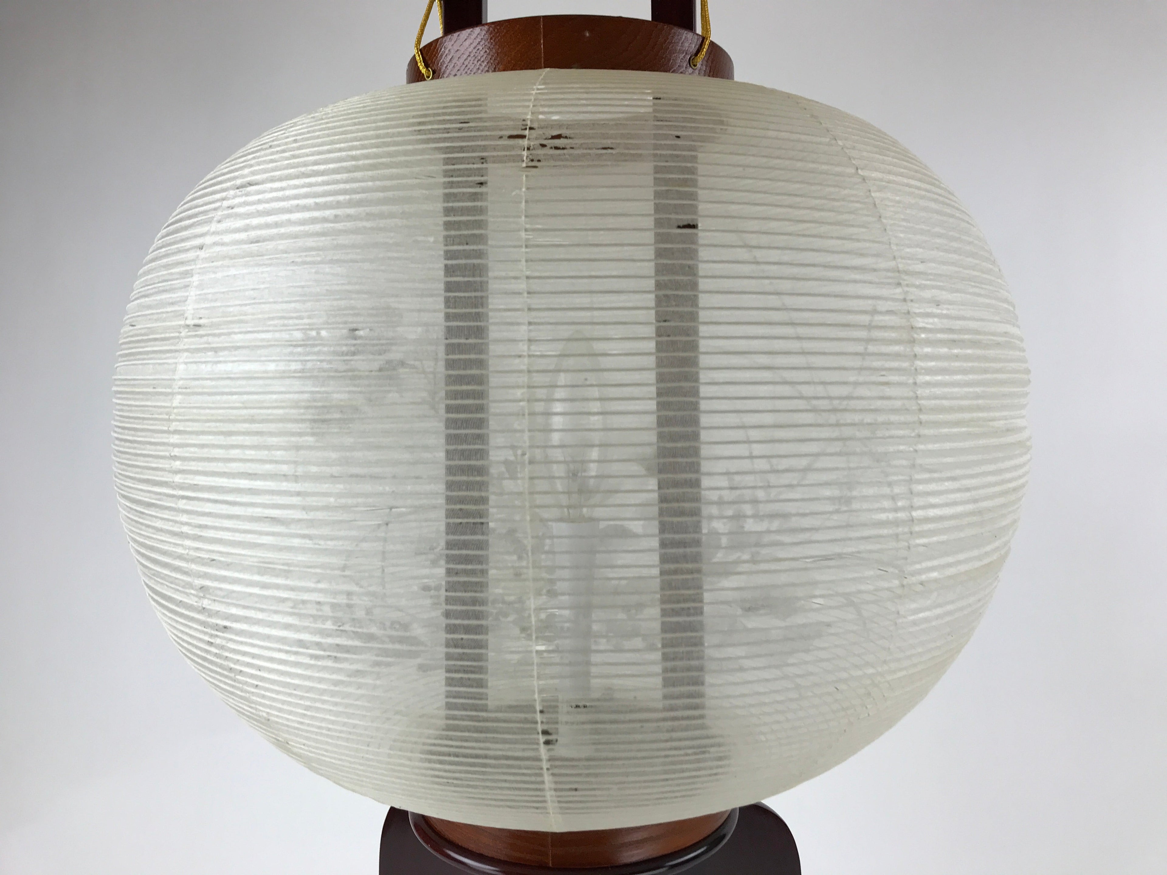 Japanese Electric Ouchi Lantern Vtg 3 Legs Standing Chochin Obon Festival LT71
