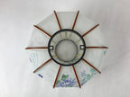 Japanese Electric Ouchi Lantern Vtg 3 Legs Standing Chochin Obon Festival LT74