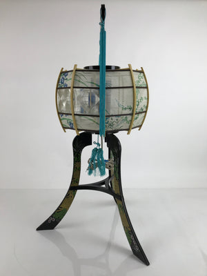 Japanese Electric Ouchi Lantern Vtg 3 Legs Standing Chochin Obon Festival LT80