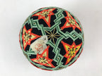 Japanese Embroidered Fabric Ball Temari Vtg Decoration Toy Stars JK580