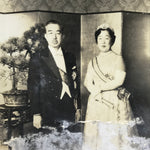 Japanese Emperor Showa Empress Kojun Portrait Photograph Vtg Black White PH105