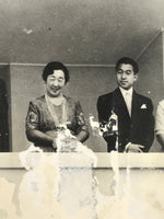 Japanese Emperor Showa Empress Kojun Portrait Photograph Vtg Black White PH106