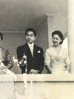 Japanese Emperor Showa Empress Kojun Portrait Photograph Vtg Black White PH106