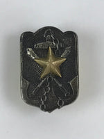 Japanese Empire Army Post Service Society Metal Pin Badge Vtg Star JK563