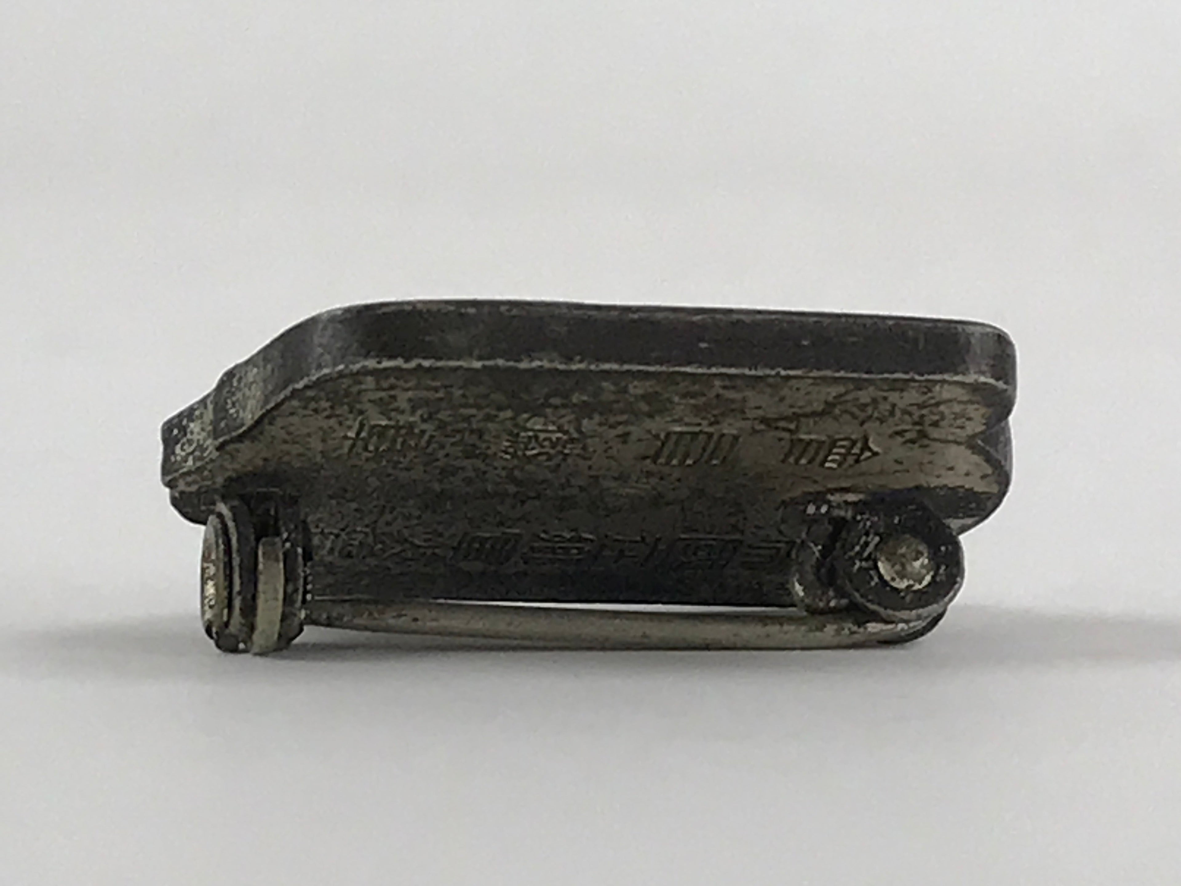 Japanese Empire Army Post Service Society Metal Pin Badge Vtg Star JK563