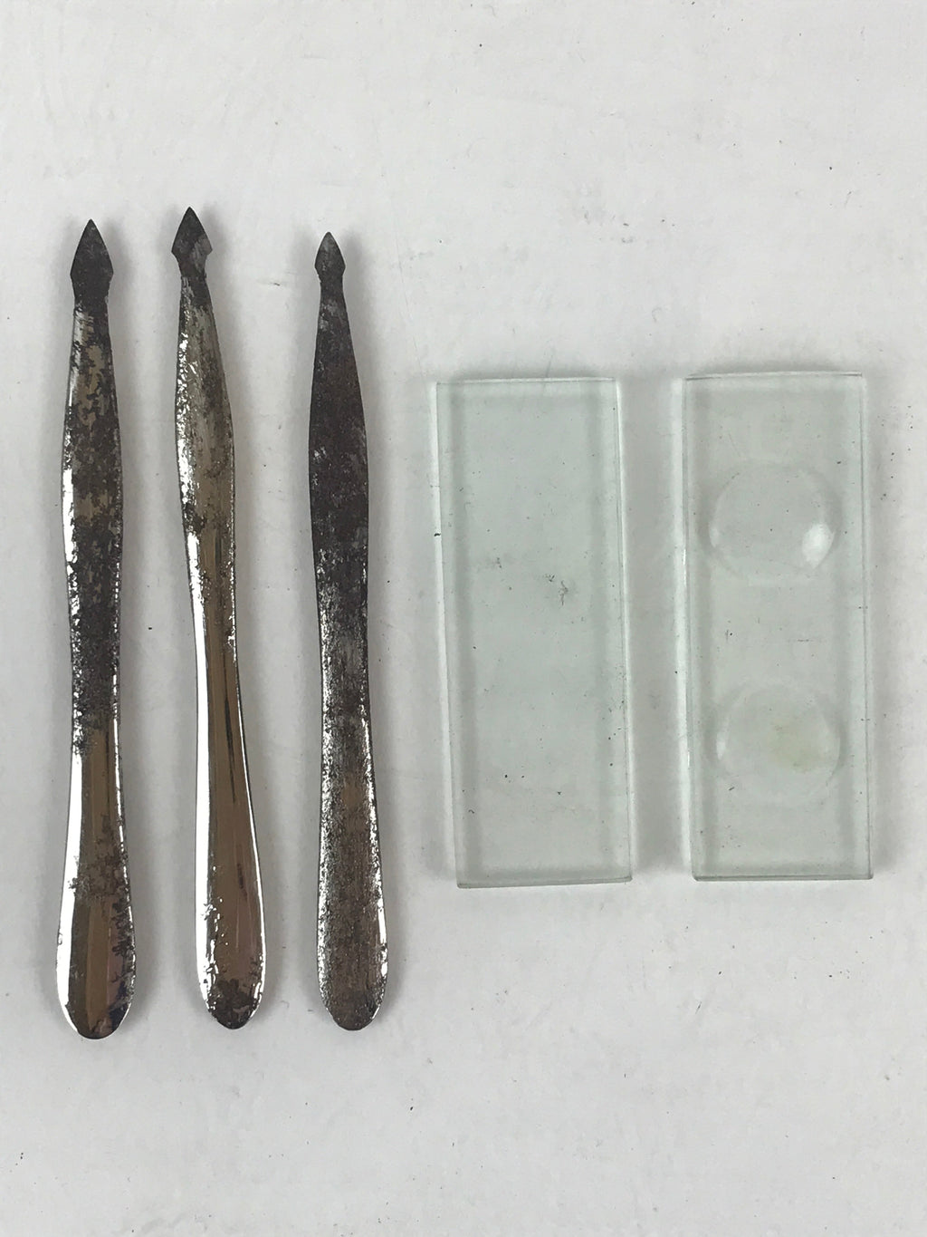 Japanese Experiment Tool Set with Wooden Case Inspection Military Medical JK488