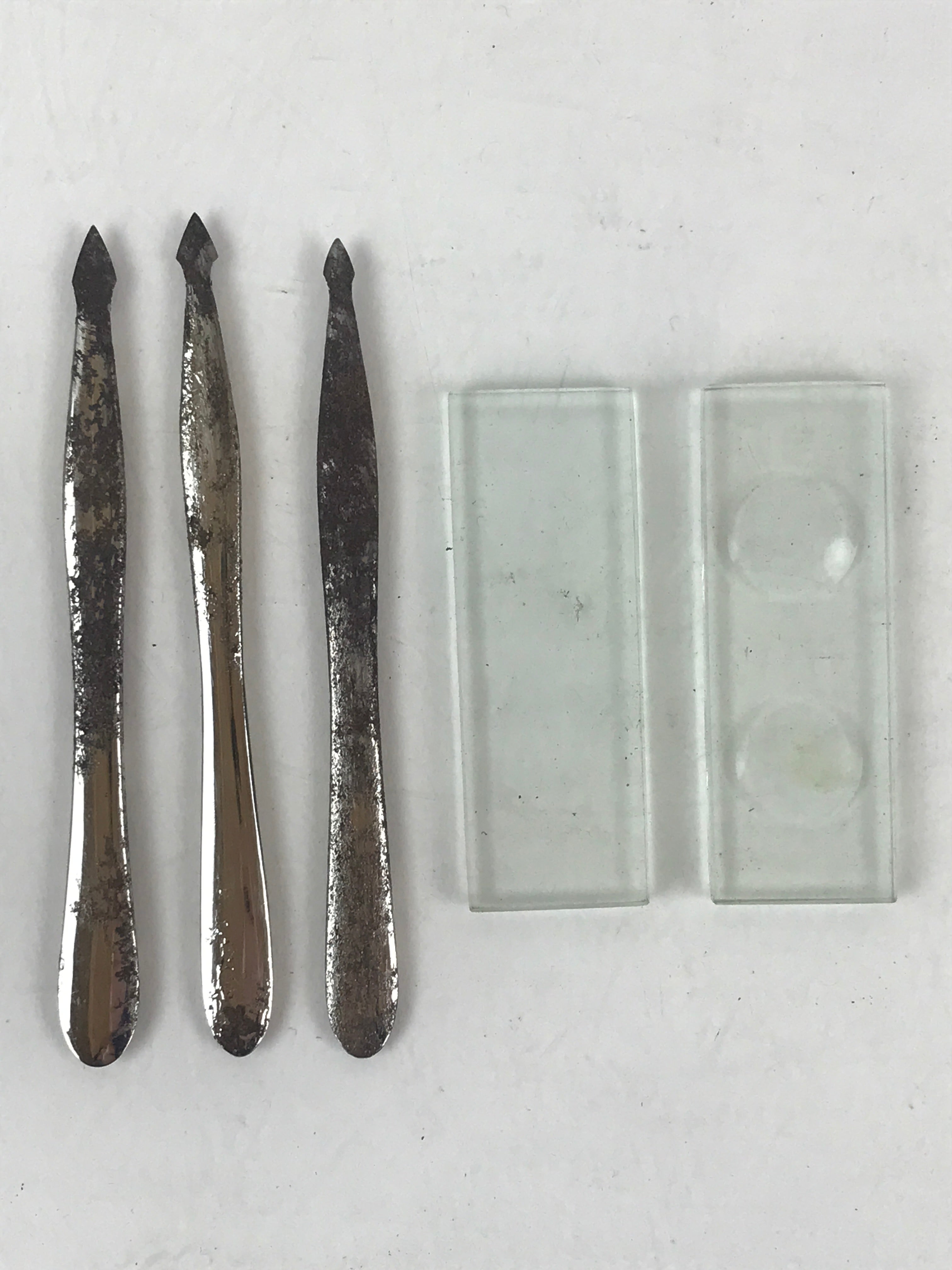 Japanese Experiment Tool Set with Wooden Case Inspection Military Medical JK488