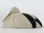 Japanese Fabric Crane Tsuru Bird Doll Vtg Chirimen Zaiku Traditional Craft BD958