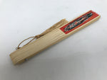 Japanese Fabric Folding Fan Sensu Vtg Bamboo Frame Red Daruma Good Luck 4D921