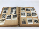 Japanese Family Photo Album C1960 Vtg Wedding Kimono Military School AB131