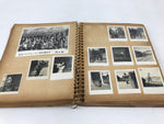 Japanese Family Photo Album C1960 Vtg Wedding Kimono Military School AB131