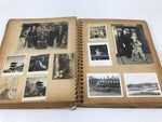 Japanese Family Photo Album C1960 Vtg Wedding Kimono Military School AB131