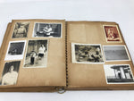 Japanese Family Photo Album C1960 Vtg Wedding Kimono Military School AB131