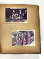 Japanese Family Photo Album C1960 Vtg Wedding Kimono Military School AB131