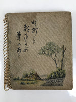 Japanese Family Photo Album C1960 Vtg Wedding Kimono Military School AB131