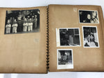 Japanese Family Photo Album C1960 Vtg Wedding Kimono Military School AB131