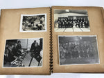 Japanese Family Photo Album C1960 Vtg Wedding Kimono Military School AB131