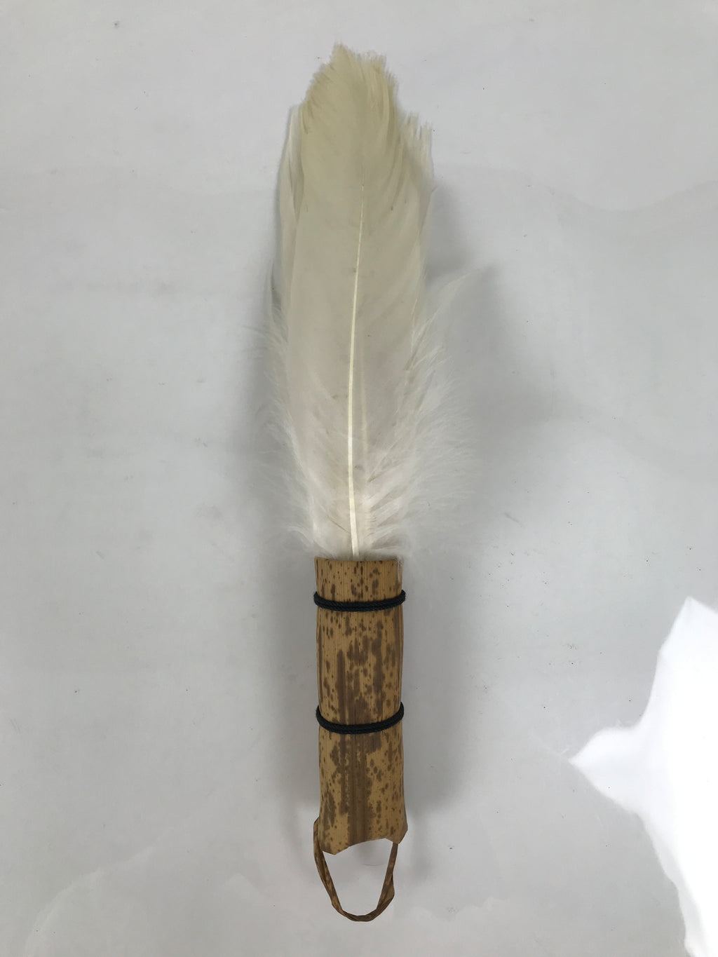 Japanese Feather Brush Broom Haboki Vtg Tsumami Hane Tea Ceremony Sado JK942