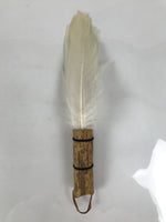 Japanese Feather Brush Broom Haboki Vtg Tsumami Hane Tea Ceremony Sado JK942
