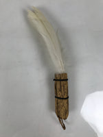Japanese Feather Brush Broom Haboki Vtg Tsumami Hane Tea Ceremony Sado JK942