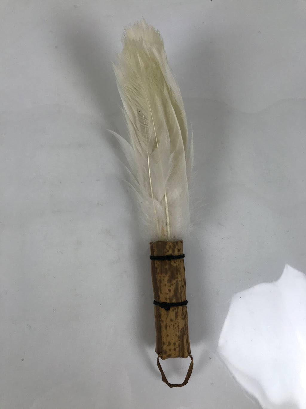 Japanese Feather Brush Broom Haboki Vtg Tsumami Hane Tea Ceremony Sado JK942
