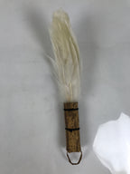 Japanese Feather Brush Broom Haboki Vtg Tsumami Hane Tea Ceremony Sado JK942