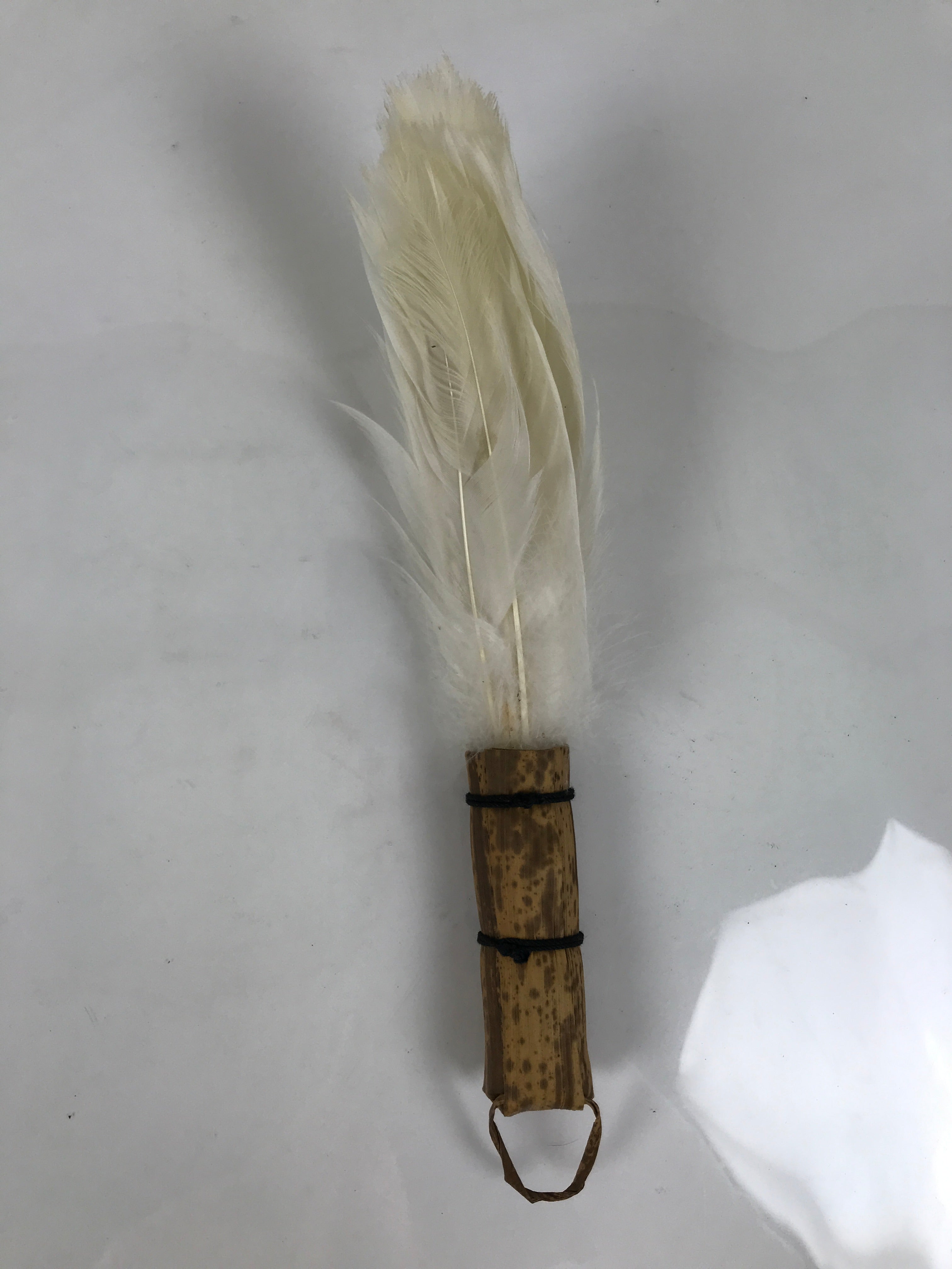 Japanese Feather Brush Broom Haboki Vtg Tsumami Hane Tea Ceremony Sado JK942