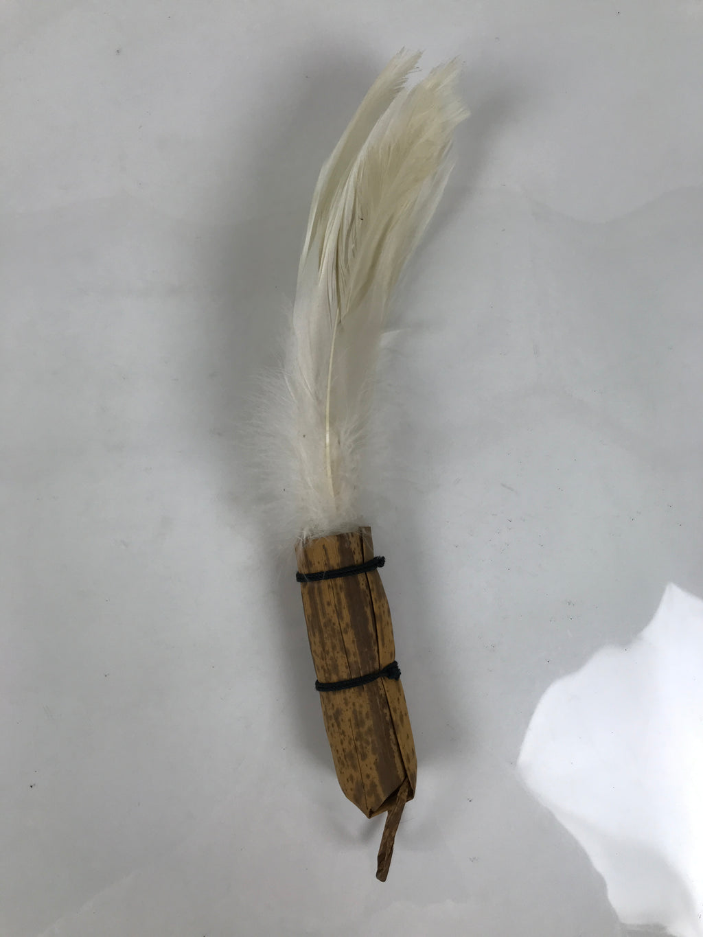 Japanese Feather Brush Broom Haboki Vtg Tsumami Hane Tea Ceremony Sado JK942