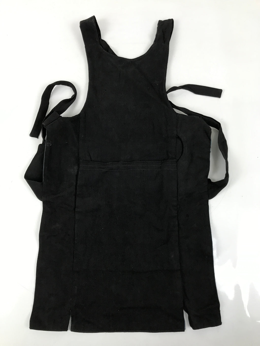 Japanese Firefighter Uniform Apron Haragake Vtg Fire Brigade Matsuri Black MK28