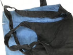 Japanese Firefighter Uniform Apron Haragake Vtg Fire Brigade Matsuri Black MK29