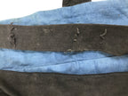 Japanese Firefighter Uniform Apron Haragake Vtg Fire Brigade Matsuri Black MK29