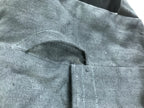 Japanese Firefighter Uniform Apron Haragake Vtg Fire Brigade Matsuri Black MK30