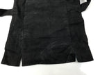 Japanese Firefighter Uniform Apron Haragake Vtg Fire Brigade Matsuri Black MK30