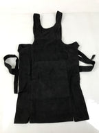 Japanese Firefighter Uniform Apron Haragake Vtg Fire Brigade Matsuri Black MK31