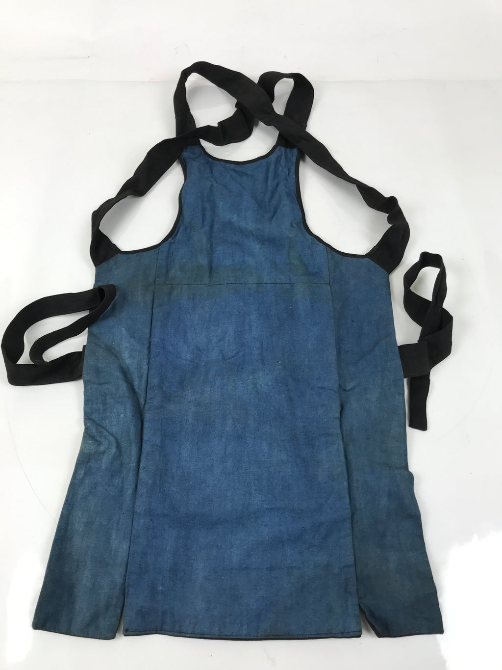 Japanese Firefighter Uniform Apron Haragake Vtg Fire Brigade Matsuri Black MK31