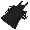 Japanese Firefighter Uniform Apron Haragake Vtg Fire Brigade Matsuri Black MK31