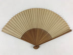 Japanese Folding Fan Sensu Bamboo Frame Fish Sparkles Signature Seal Stamp 4D668