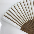 Japanese Folding Fan Sensu Bamboo Frame NHK Anime Ojarumaru Inumaru Rin 4D809