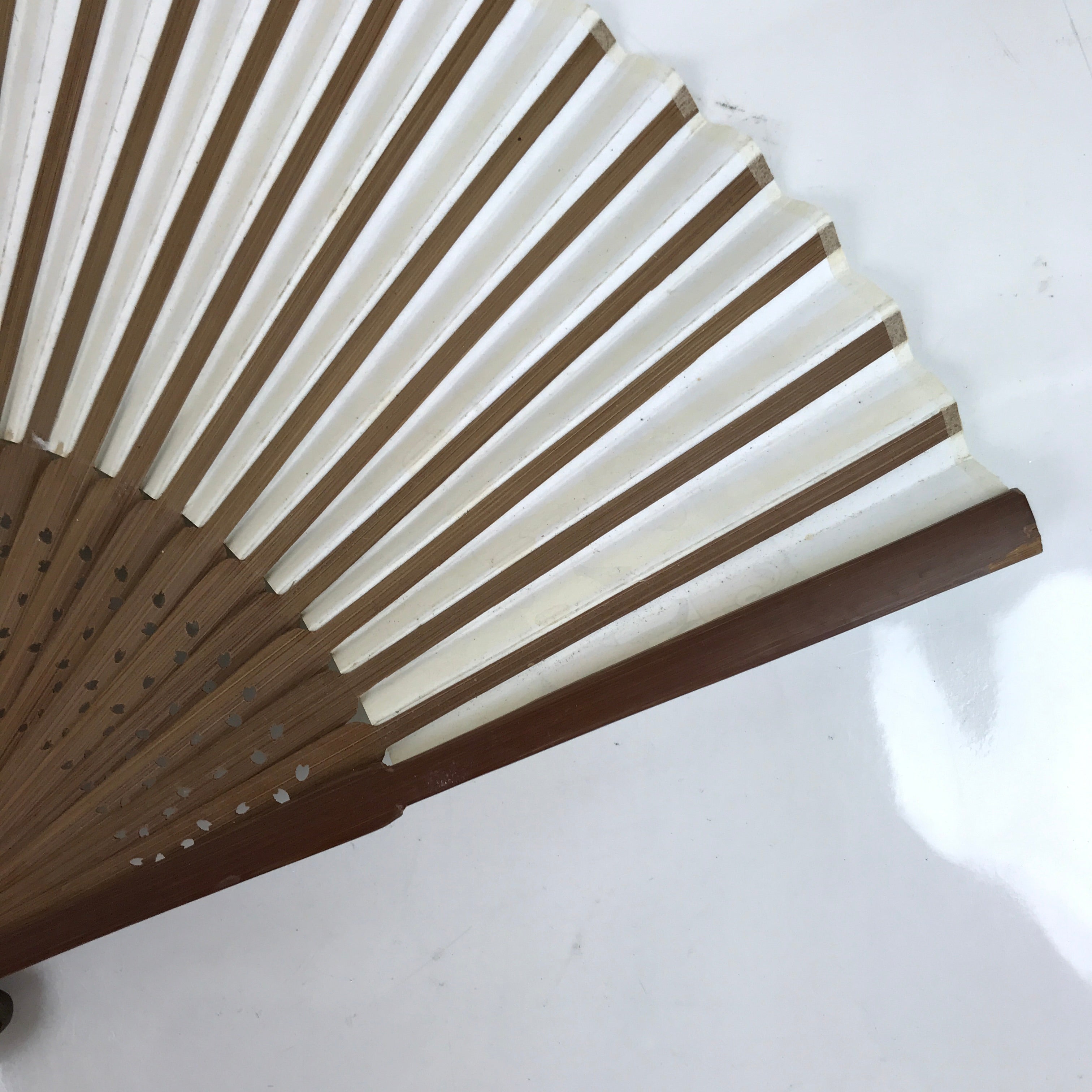 Japanese Folding Fan Sensu Bamboo Frame NHK Anime Ojarumaru Inumaru Rin 4D809