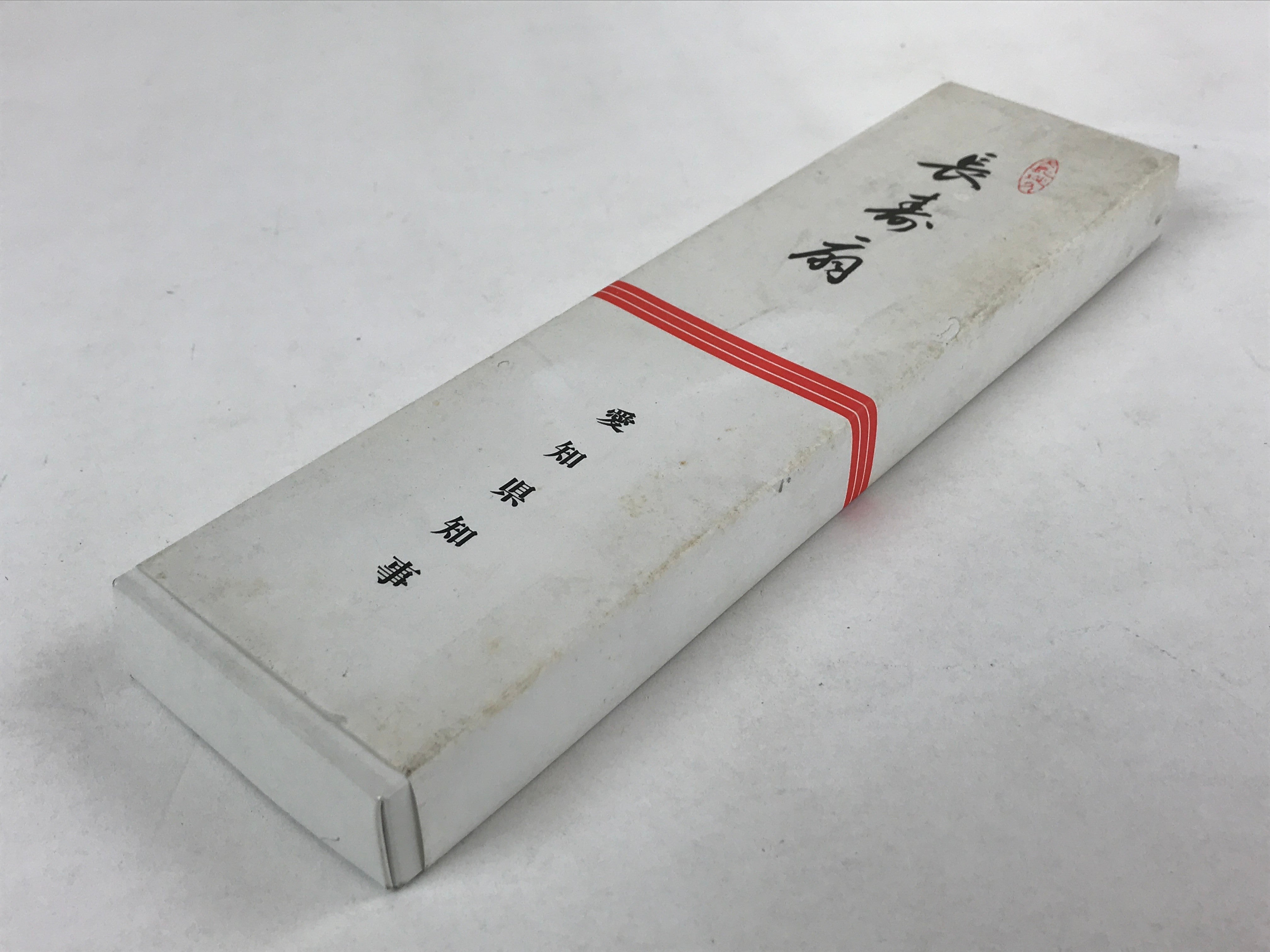 Japanese Folding Fan Sensu Bamboo Frame Red Flower W/ Black Stand 4D691