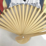 Japanese Folding Fan Sensu Bamboo Kuroko no Basuke Anime Rakuzan Akashi 4D814