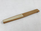 Japanese Folding Fan Sensu Vtg Bamboo Frame Campanula Kikyo Beige Pink 4D747