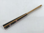 Japanese Folding Fan Sensu Vtg Bamboo Frame Cherry Blossoms Pink 4D796
