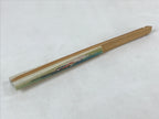 Japanese Folding Fan Sensu Vtg Bamboo Frame Japanese Carps Koi Colored 4D694