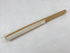 Japanese Folding Fan Sensu Vtg Bamboo Frame Japanese Carps Koi Colored 4D694