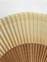 Japanese Folding Fan Sensu Vtg Bamboo Frame Kama Sutra Guide Green Blue 4D942